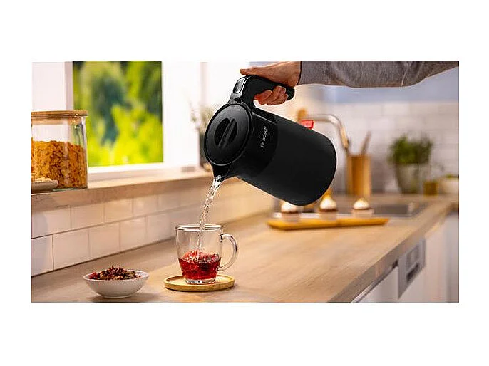 Hervidor MyMoment - Negro mate - Indicador de tazas - Nivel de agua visible