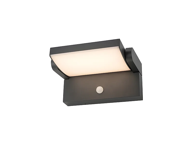 Applique Murale Orientable LED 12W 720 LM DEtecteur 4000°K Gris IP54