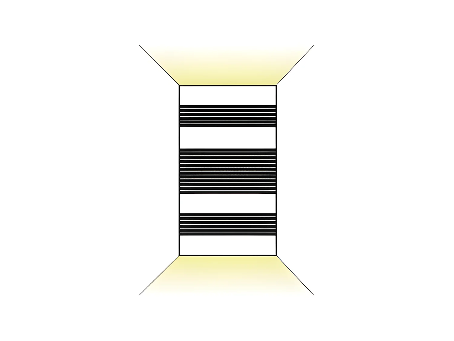 Applique Murale LED 2x5W 690 LM Rectangulaire 4000°K Gris IP54