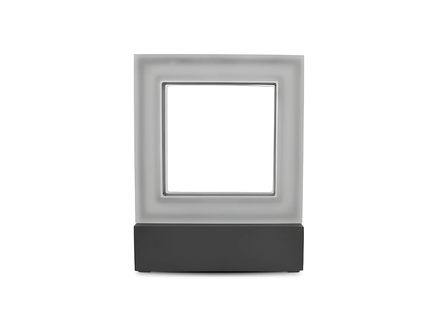 APPLIQUE MURALE RING LED 12 W CARRE 4000°K GRIS ANTHRACITE IP54