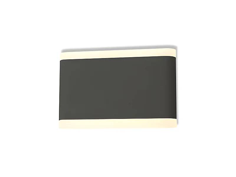 APPLIQUE MURALE LED 10 W 175 mm 4000°K GRIS ANTHRACITE IP54