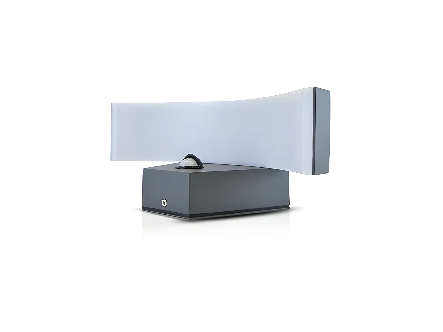 Applique Murale LED 6W 360 LM DEtecteur 3000°K Gris IP54