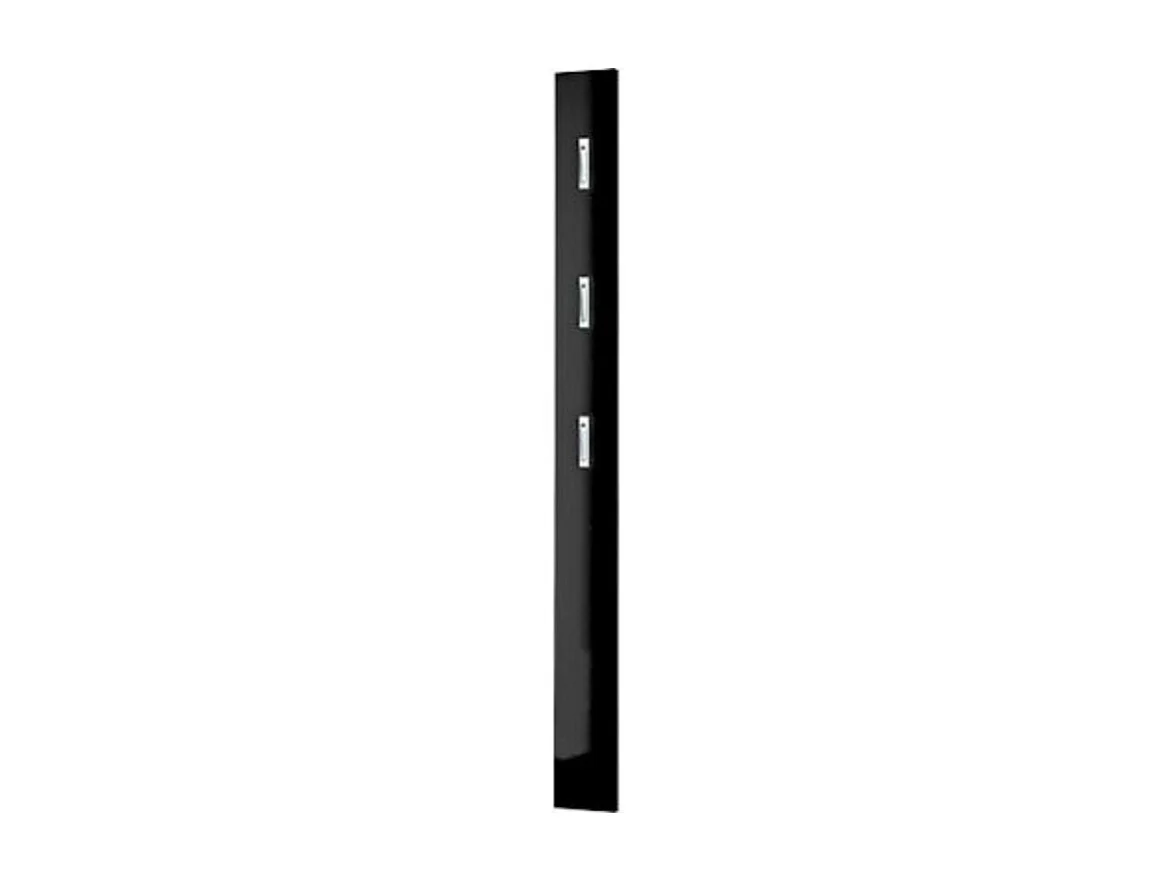Porte manteau mural laque design noir blanc Alti