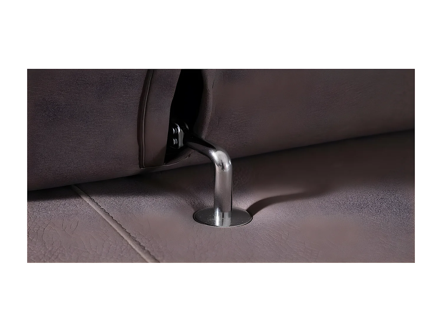 Fauteuil en tissu RICKE - Marron