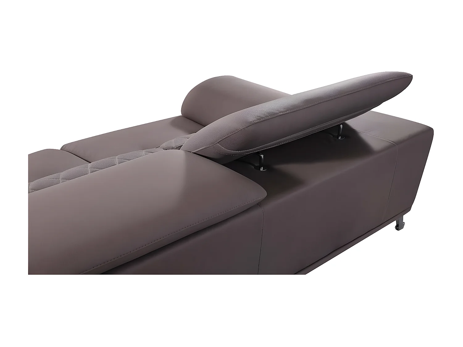 Fauteuil en tissu RICKE - Marron