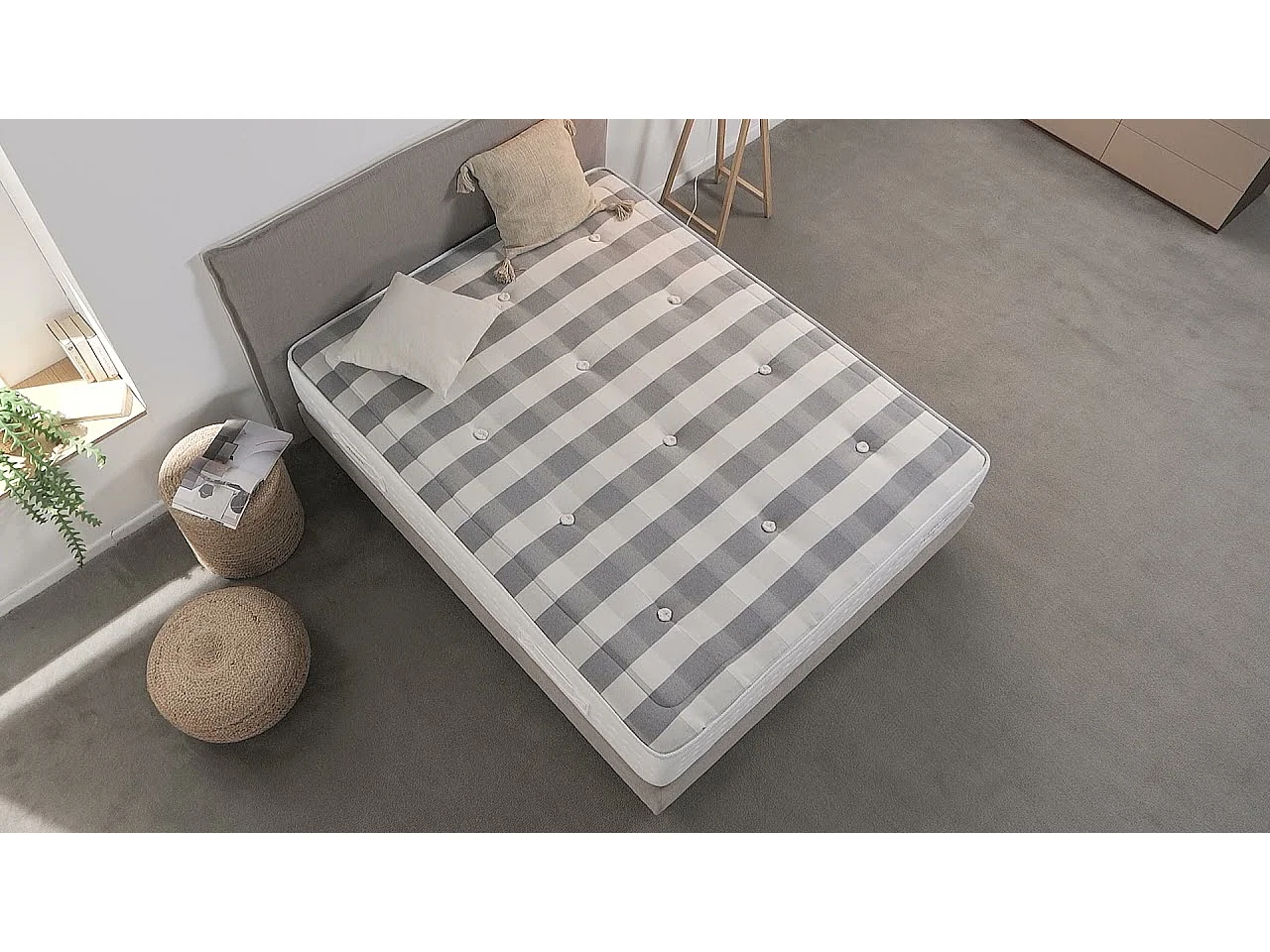 Grand Spring Nature Pocketveren Matras - 180X200, 30cm - Moonia