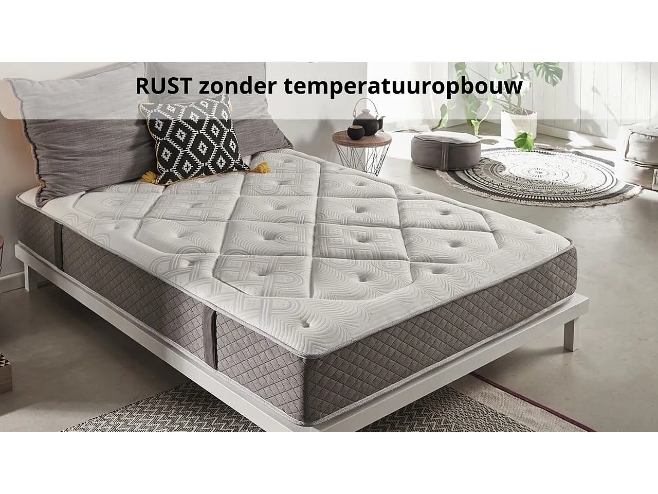 Platinium Classic Visco-elastisch Matras, 26cm, 80 x 190 cm -Moonia
