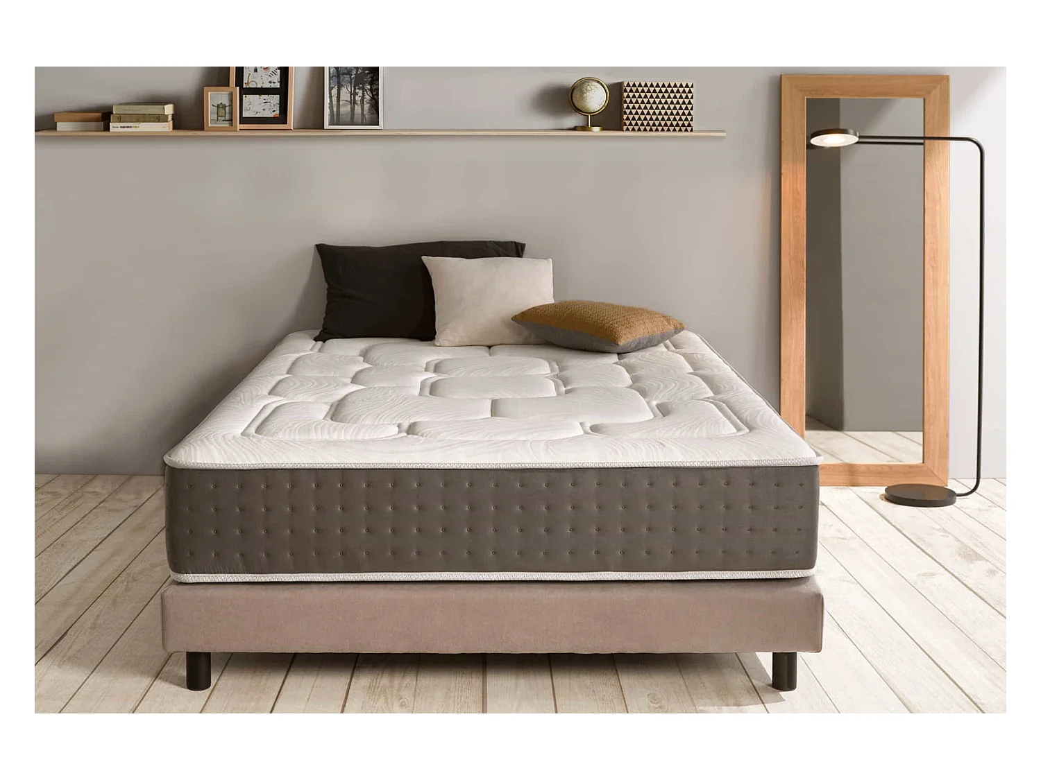 King Max Multizone Memory-Schaum Matratze 30cm, 100x200 cm - Moonia