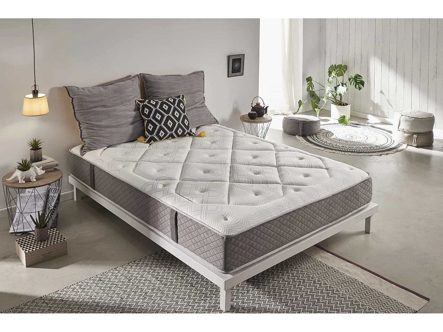 Matelas Mousse à memoire de forme Platinium Classic, 26cm, 135x200cm - Moonia