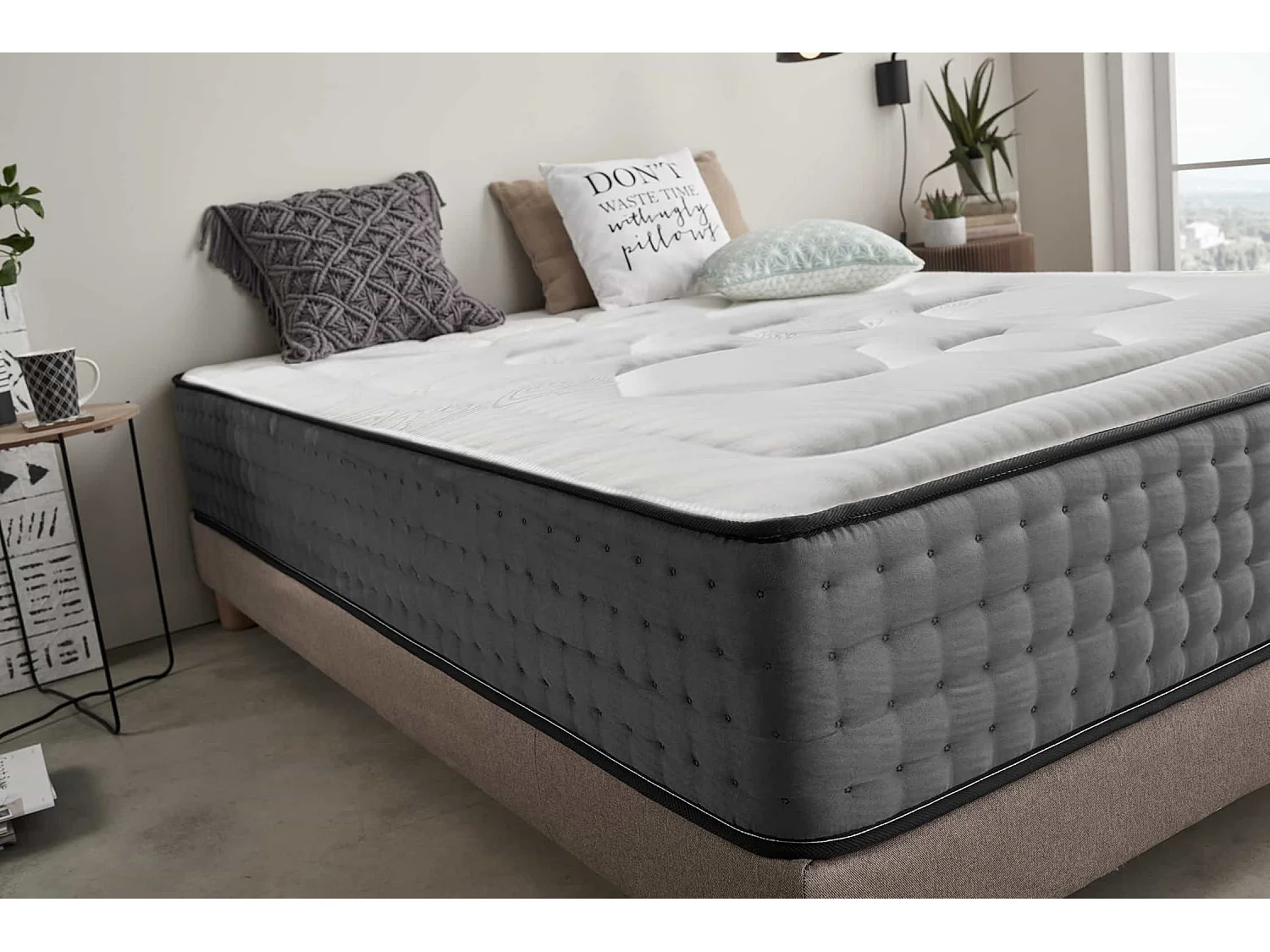 Matelas Ressorts Ensachés Hexacare 28cm 140X200cm - Moonia