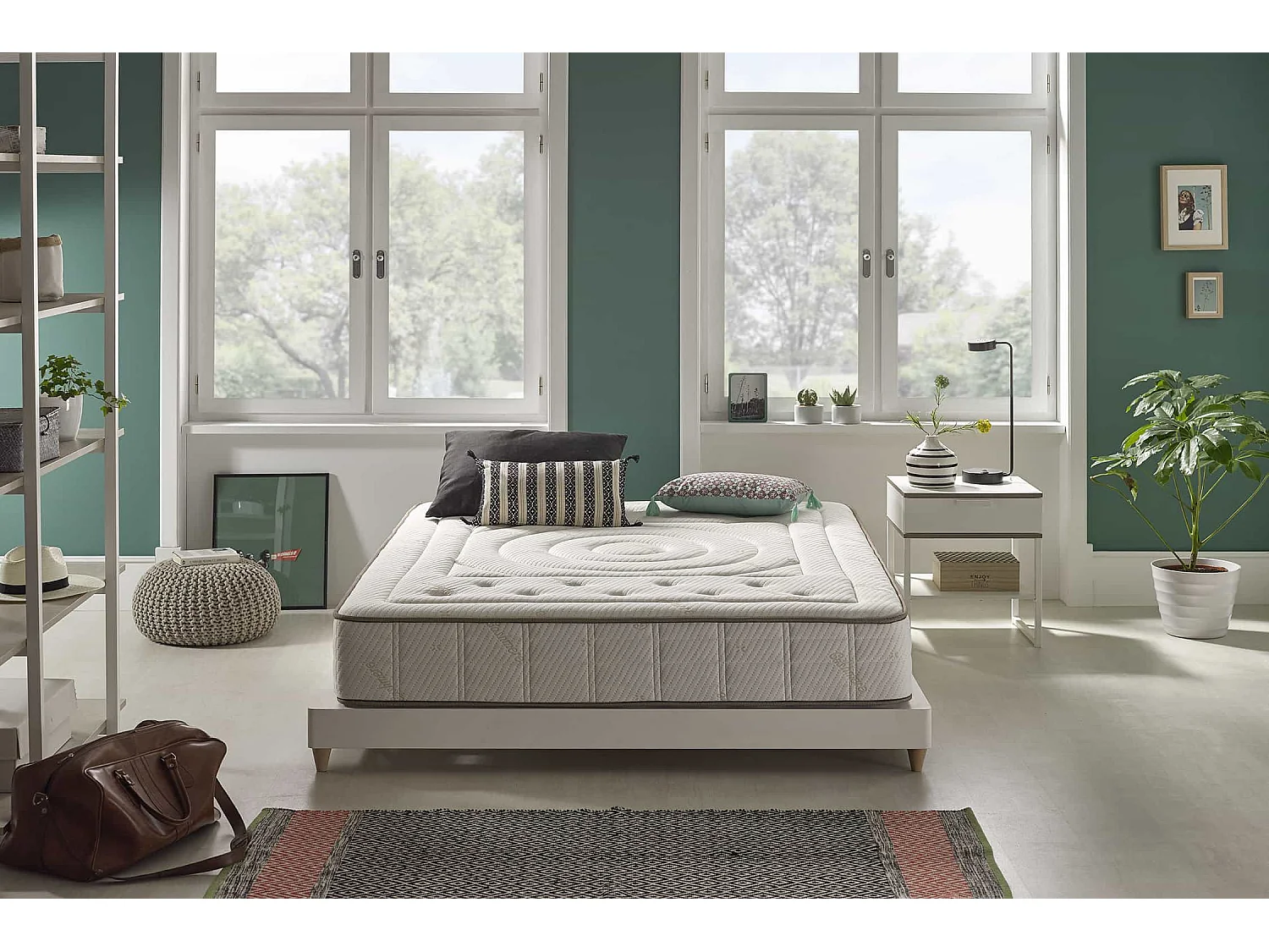 Matelas Mousse Cashmere Premier 27cm,150x190cm - Moonia