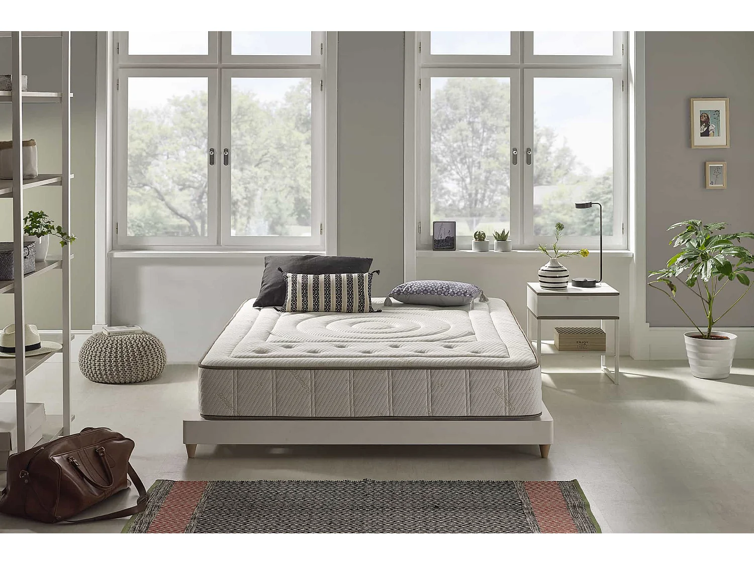 Matelas Mousse Cashmere Premier 27cm,80x190cm - Moonia