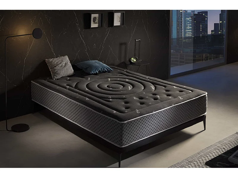 Matelas Premium Black Multizone, 27cm - 150x190 cm