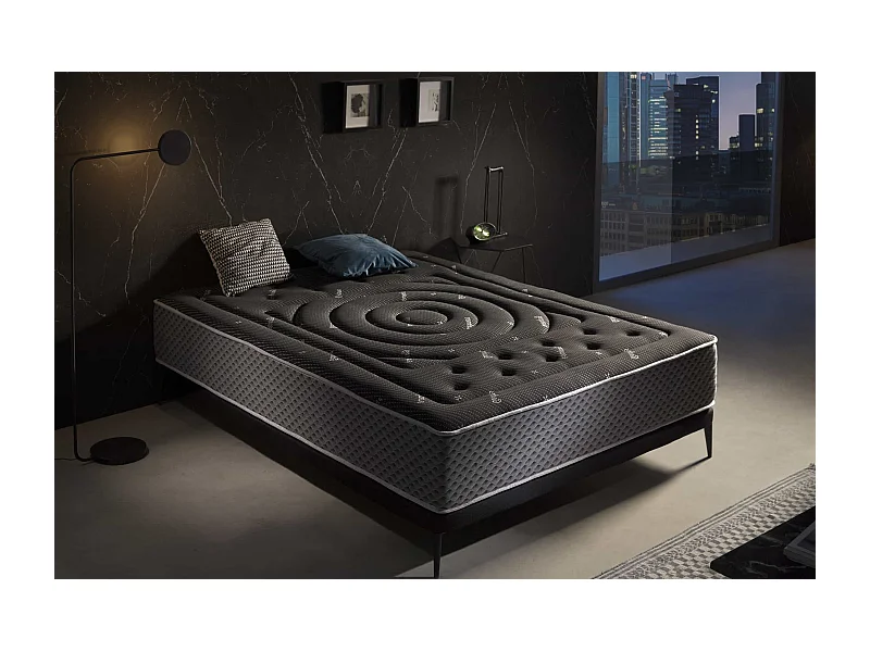 Premium Black Multizone SuperSoft Matratze, 27cm, 135x190 cm - Moonia