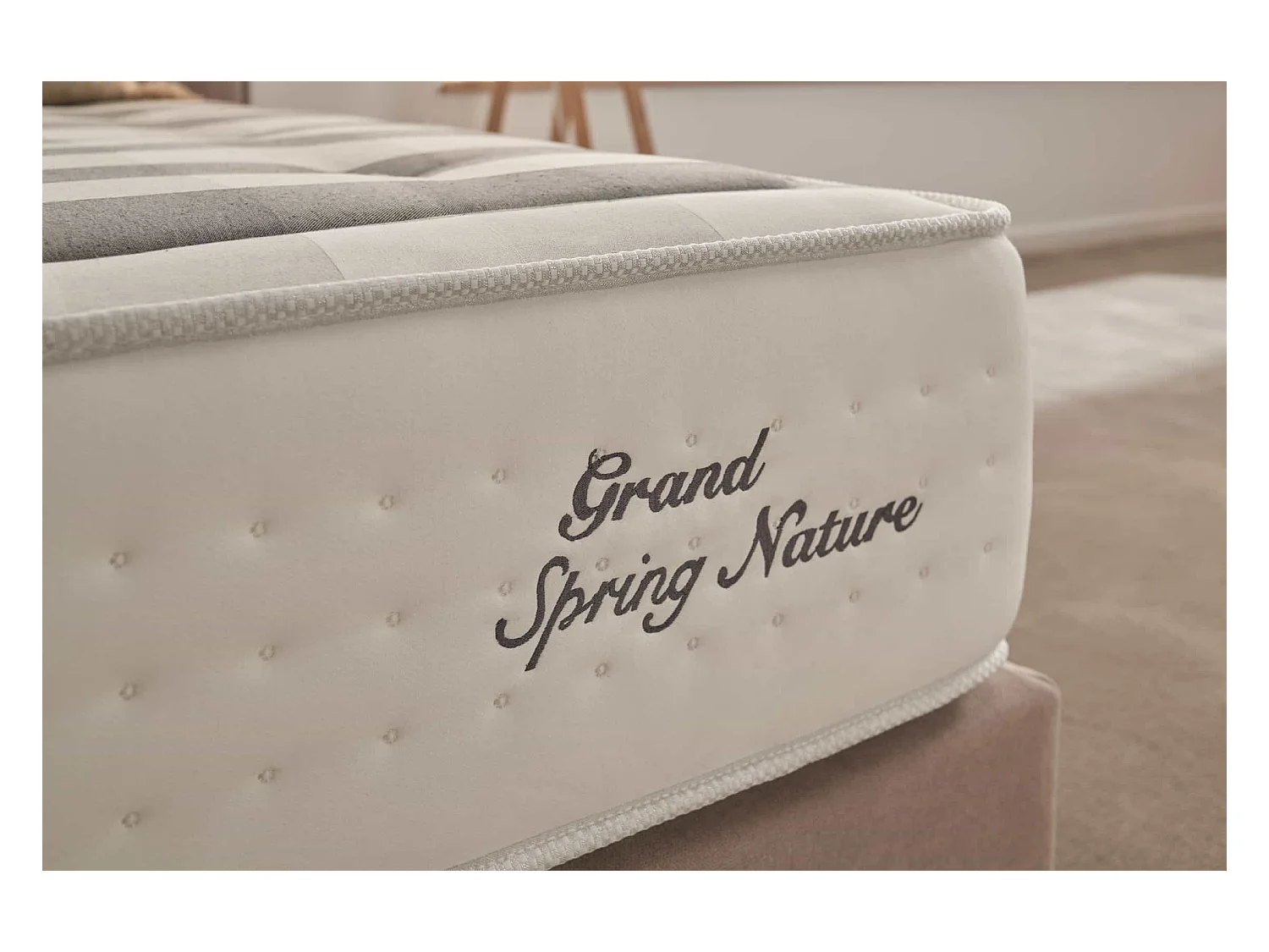 Grand Spring Nature Pocketveren Matras, 30cm, 100x200 cm -Moonia