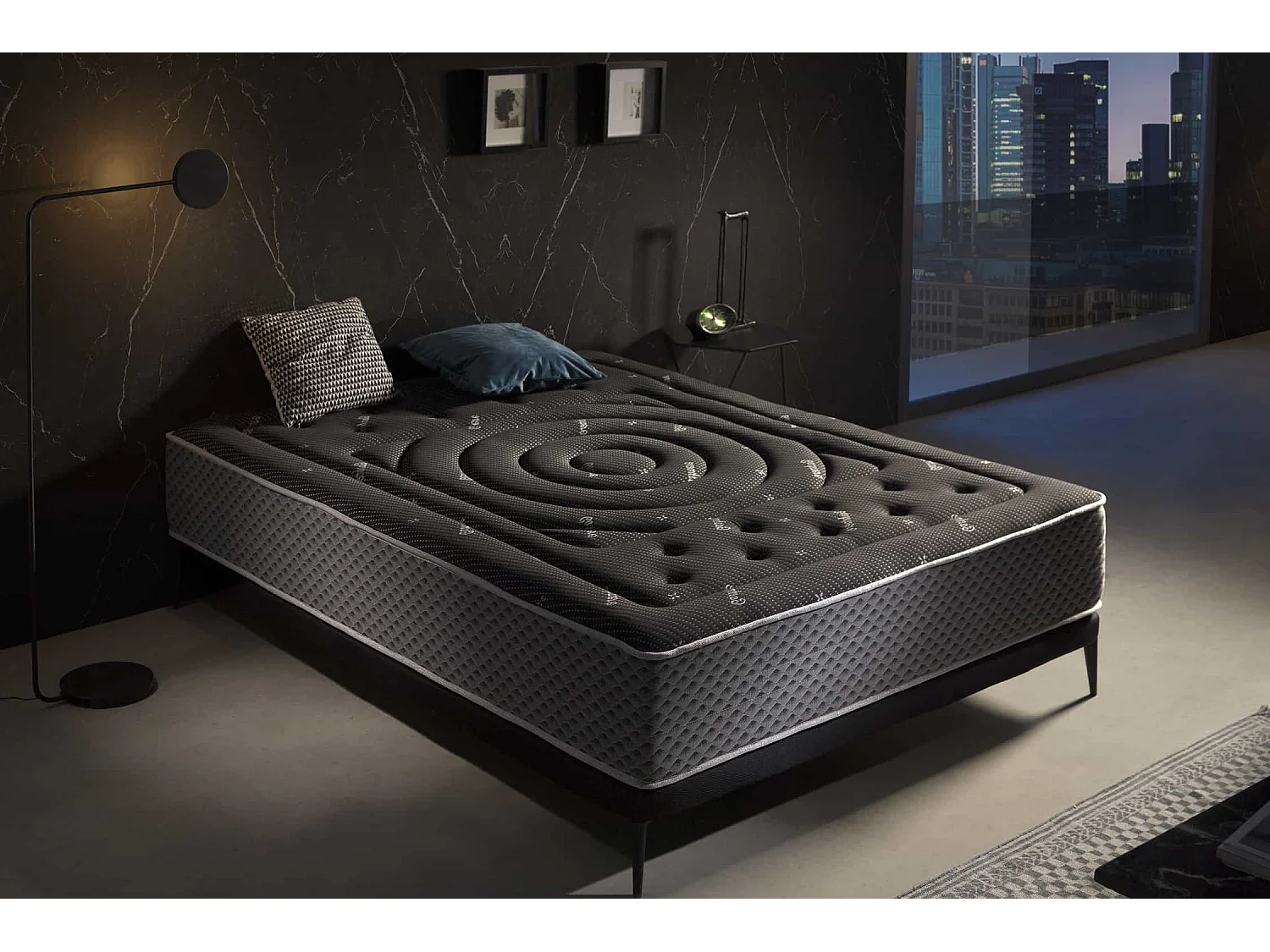 Matelas Premium Black Multizone, 27cm - 160x200 cm