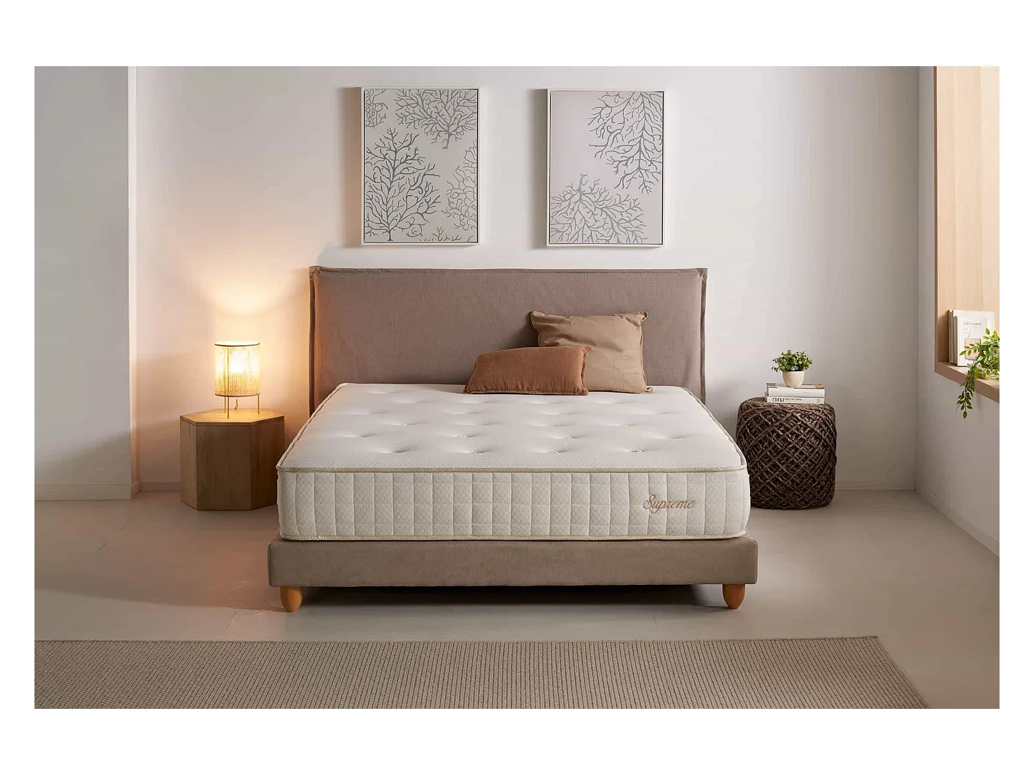 Matelas Supreme Ressorts Ensachés - 140x200 cm