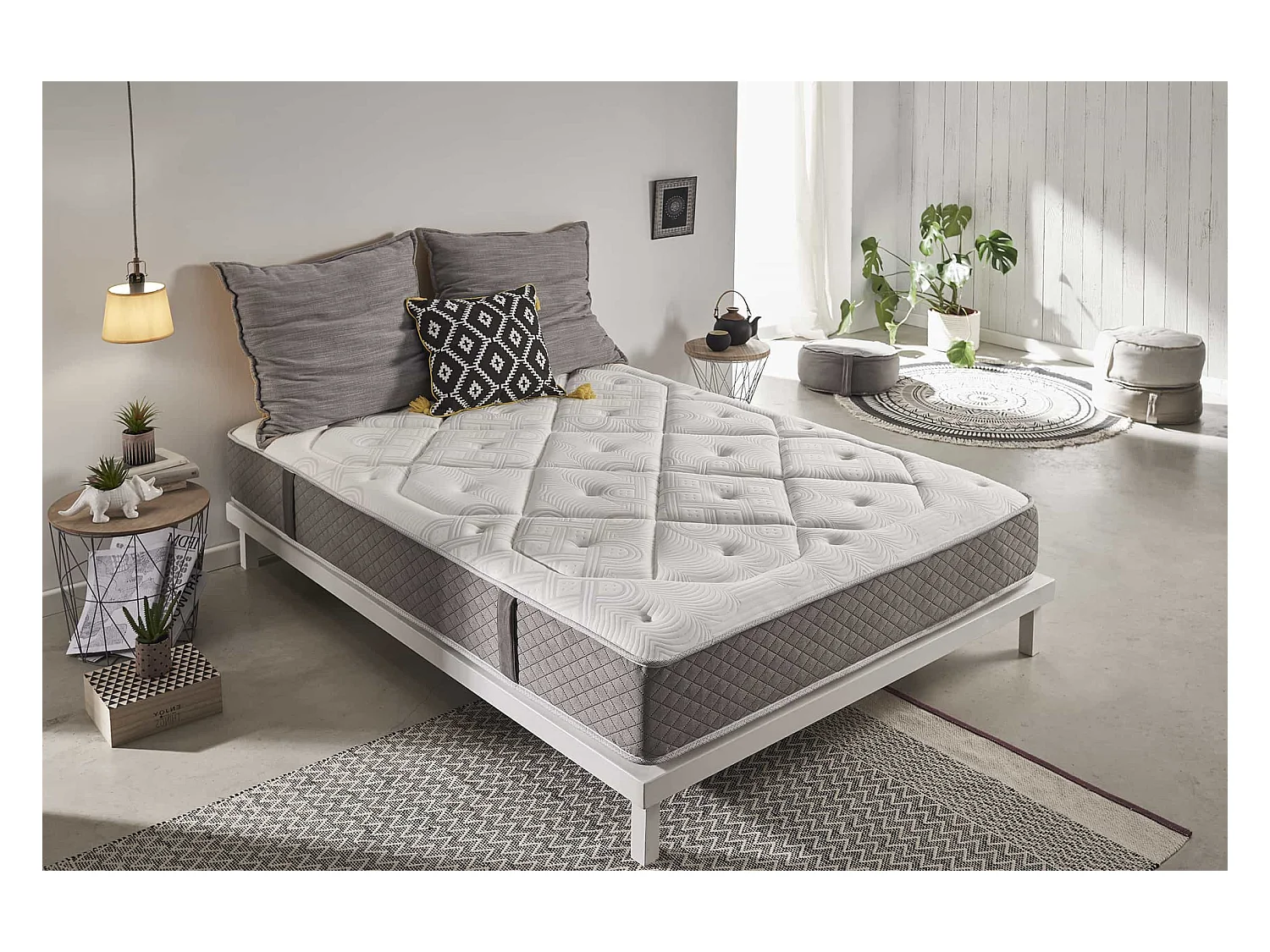 Materac Wiskoelastyczny Platinium Classic, 26cm, 150x190cm - Moonia