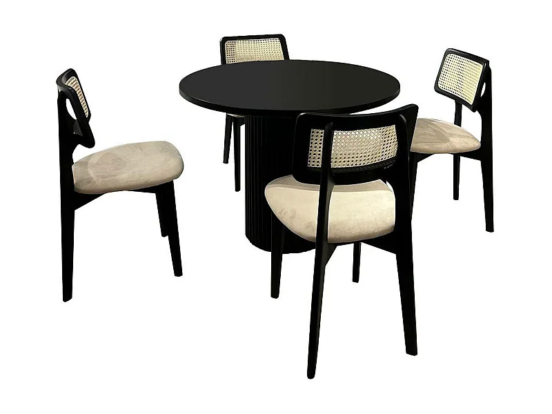 Tavolo da pranzo e sedie Set (5 pezzi)