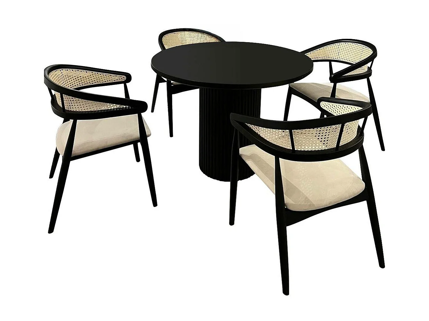 Tavolo da pranzo e sedie Set (5 pezzi)