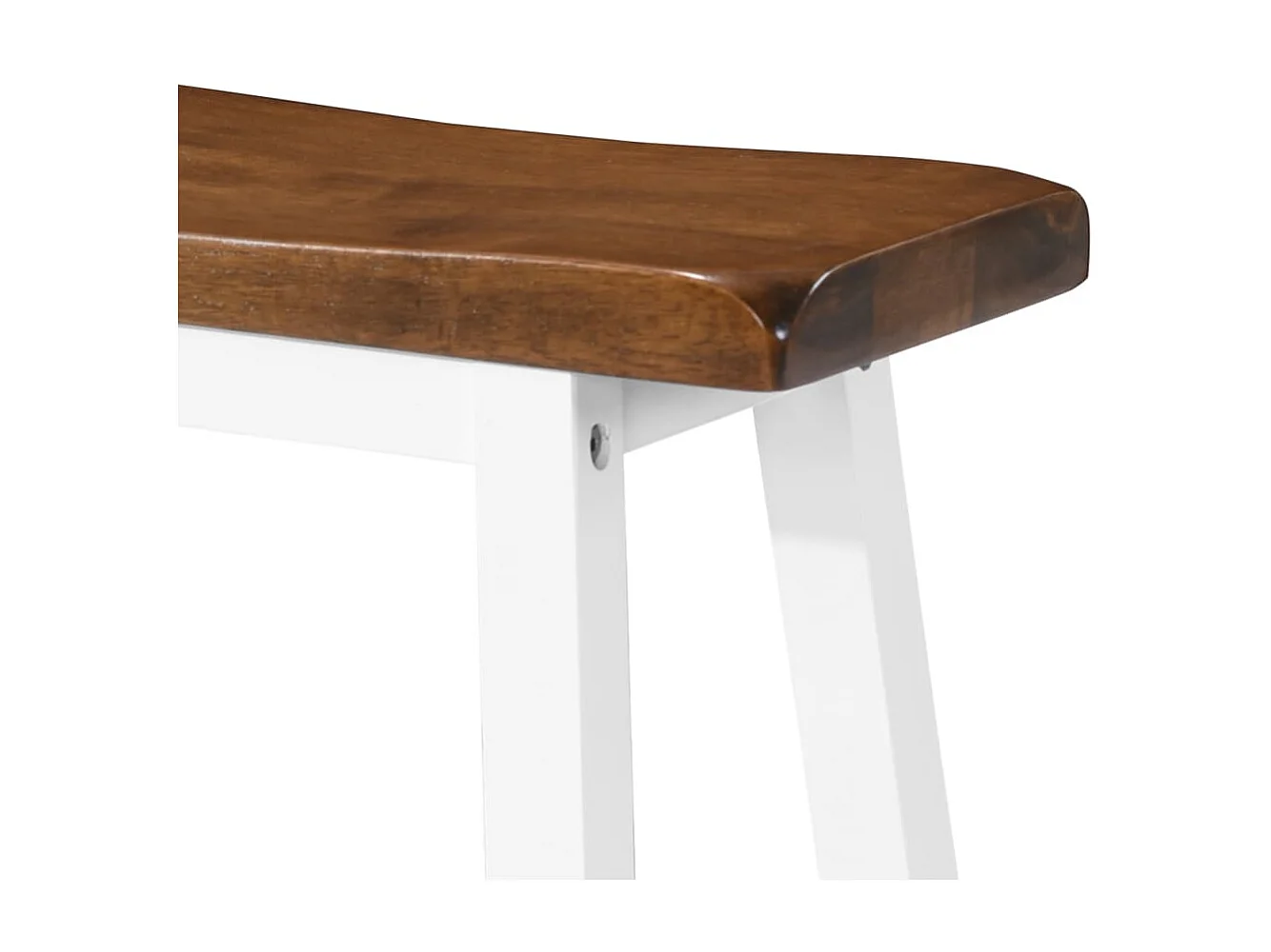 Table et tabouret de bar 5 pcs Bois massif