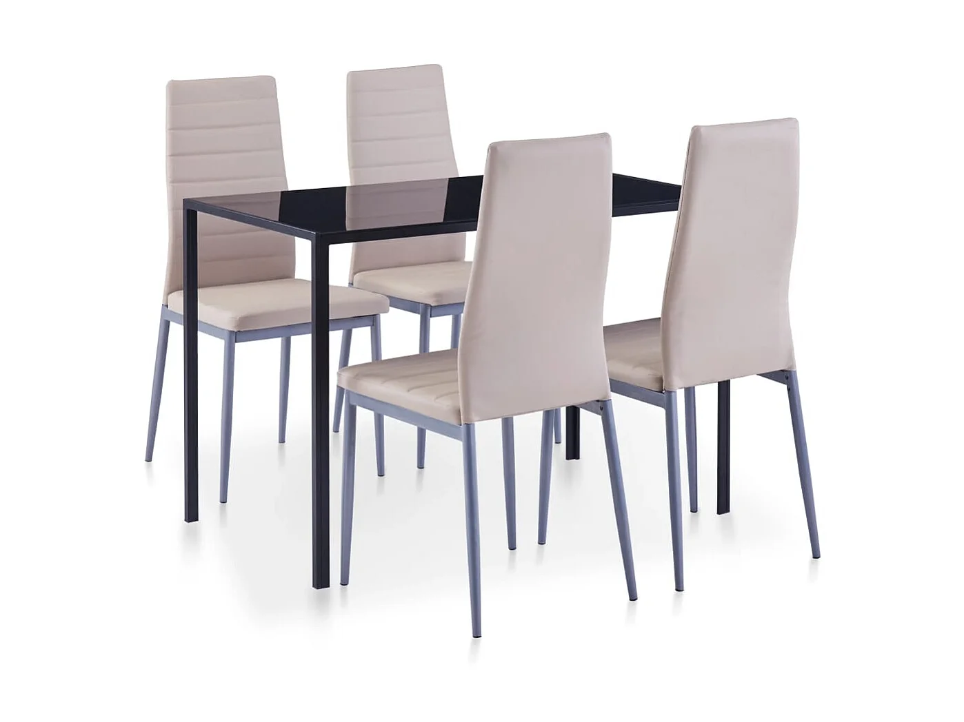 Ensemble de salle à manger 5 pcs Cappuccino