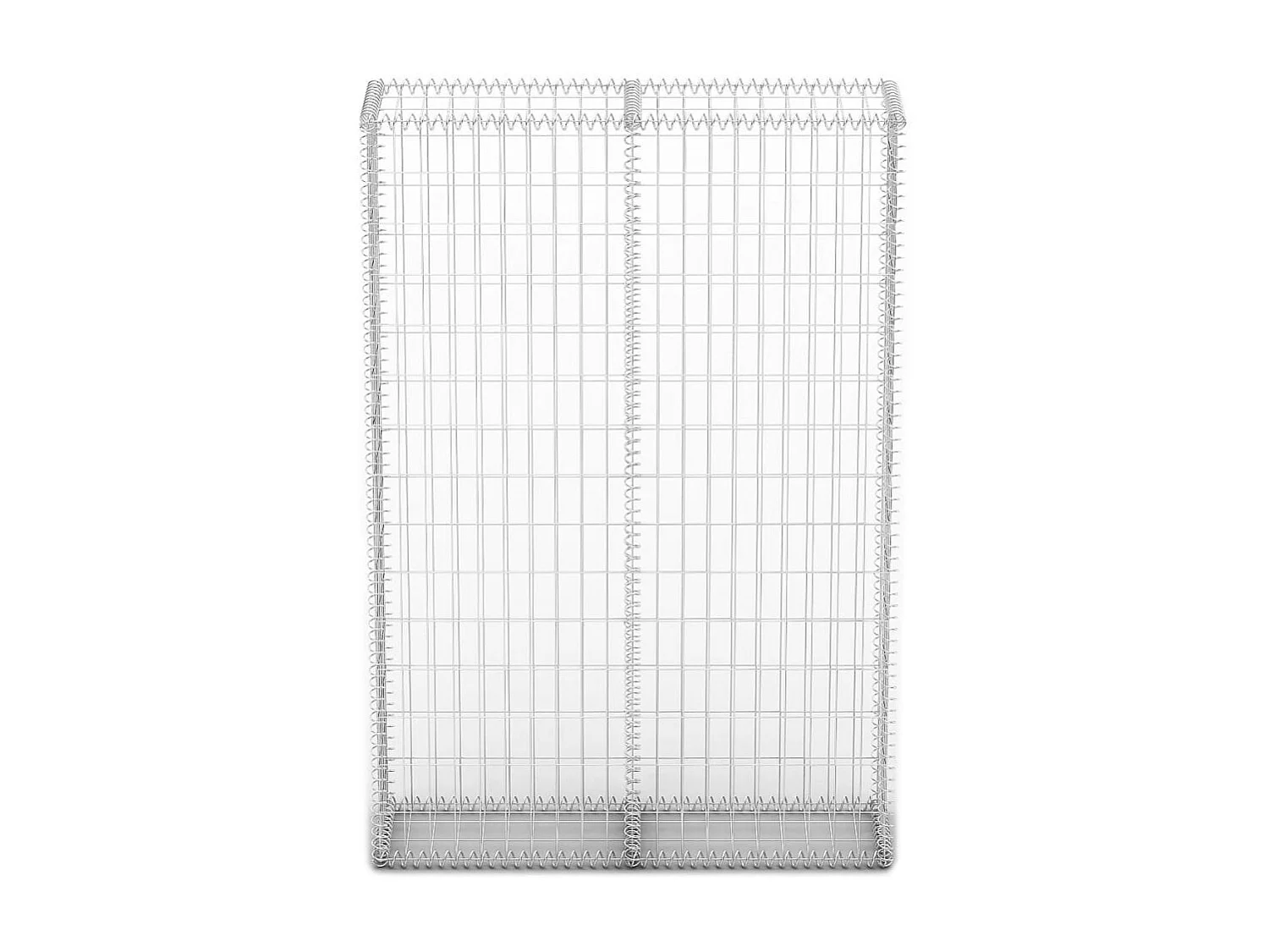 Panier de gabion avec couvercle Fil galvanisé 150 x 100x30