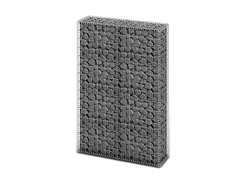 Panier de gabion avec couvercle Fil galvanisé 150 x 100x30