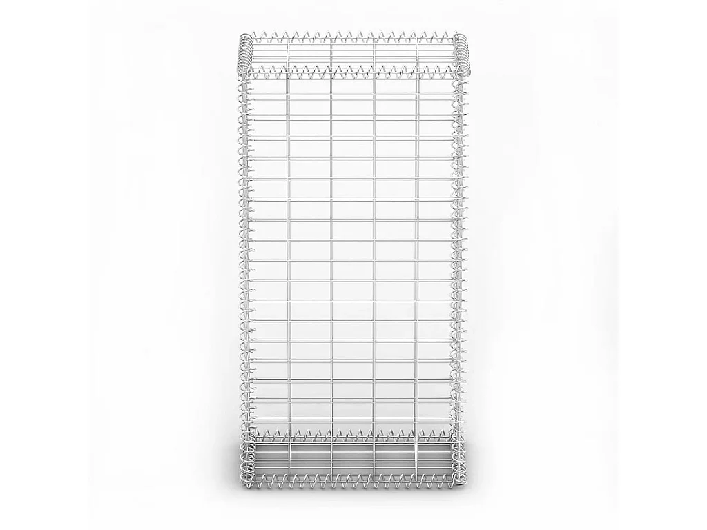 Panier de gabion avec couvercle Fil galvanisé 100 x 50x30