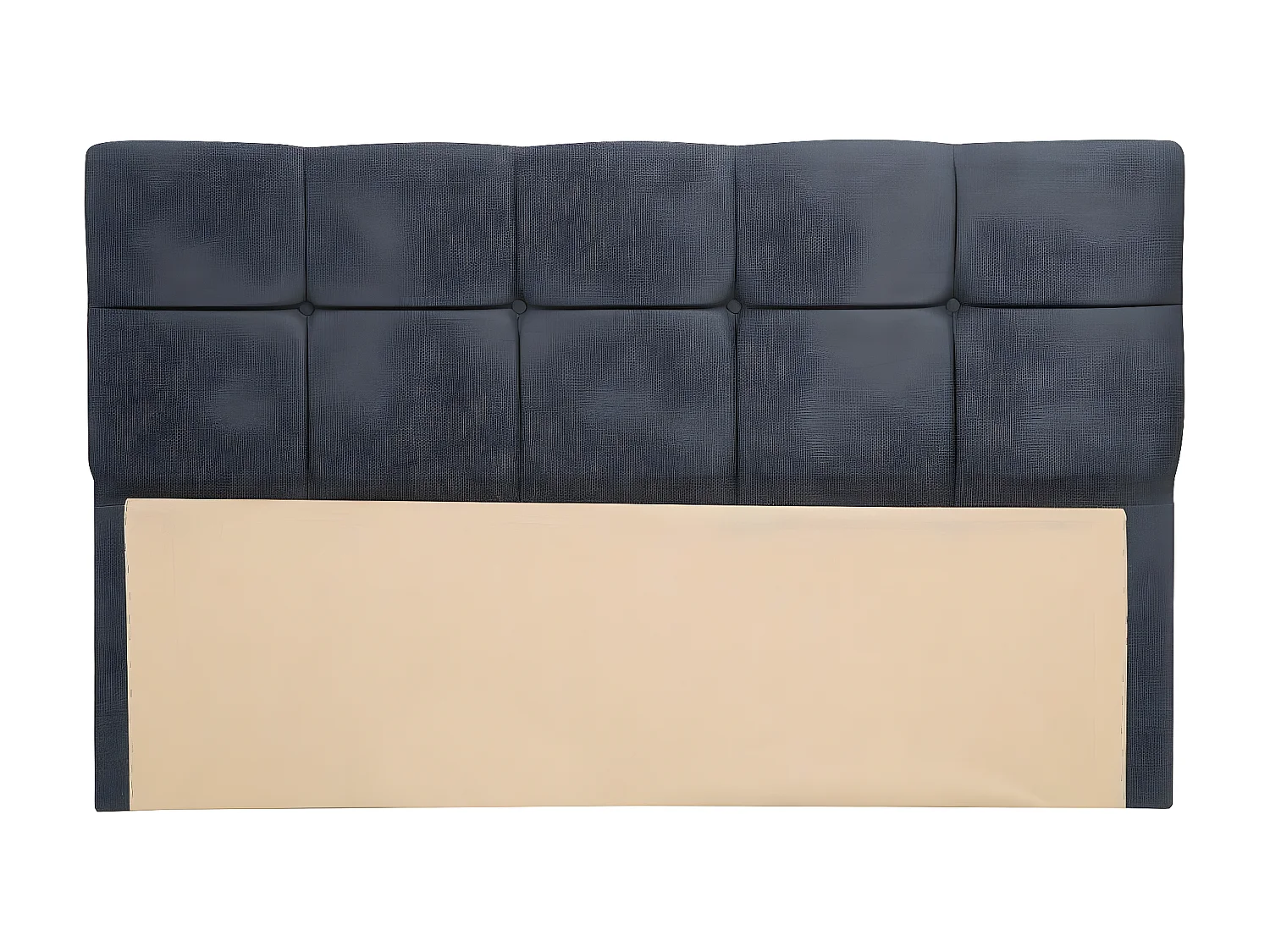 Tête de lit Testin 90cm Velours Anthracite