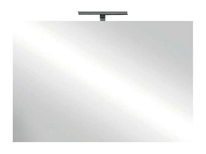 Miroir design KUBRICK – 80x75 cm avec LED – Blanc brillant