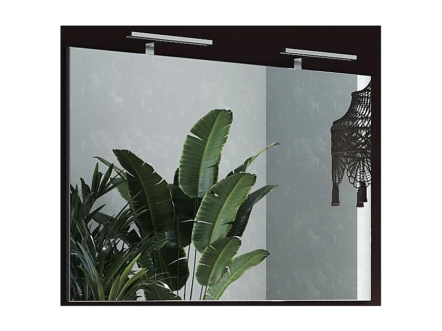 Miroir design avec 2 leds, 120x75 cm, collection KUBRICK