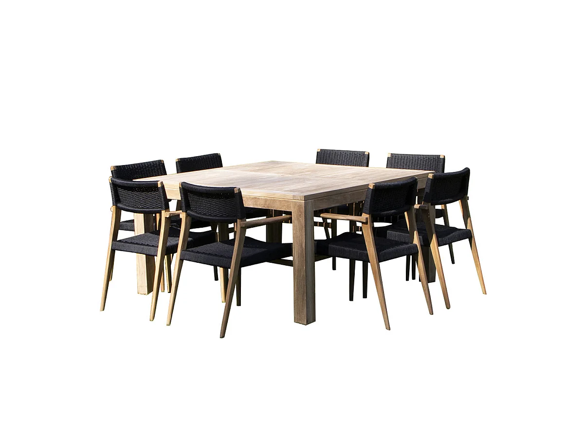 Sedia da giardino pieghevole in teak massello