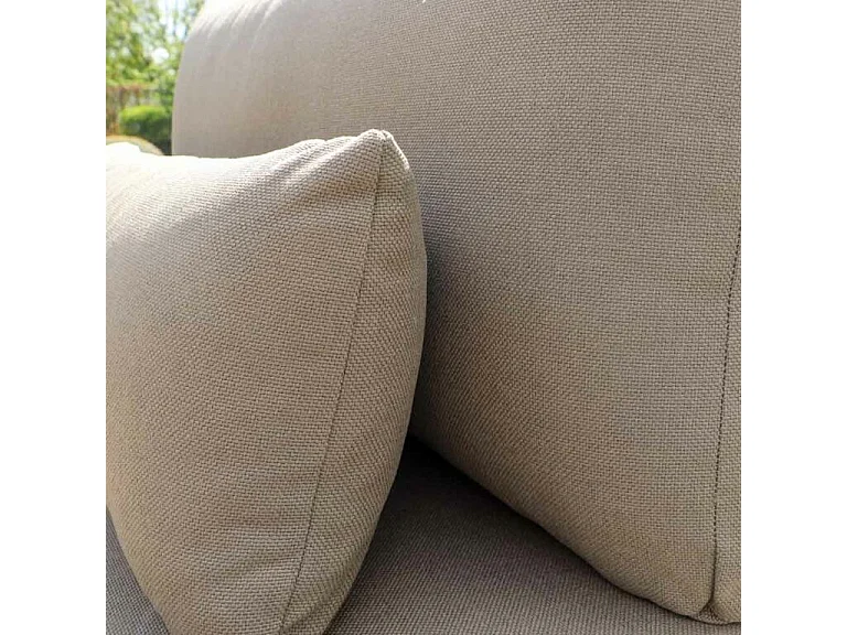 Salon de jardin 4/6 places en teck massif Taupe TOUQUET