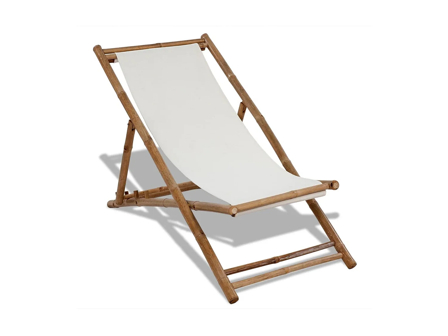 Chaise de terrasse Bambou et toile