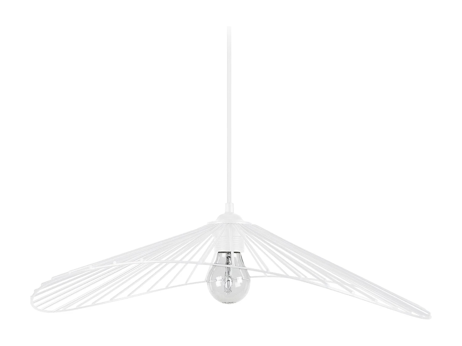 Suspensão TOSEL  LADY cordão de algodão geométrico azul D60 x  H70  cm