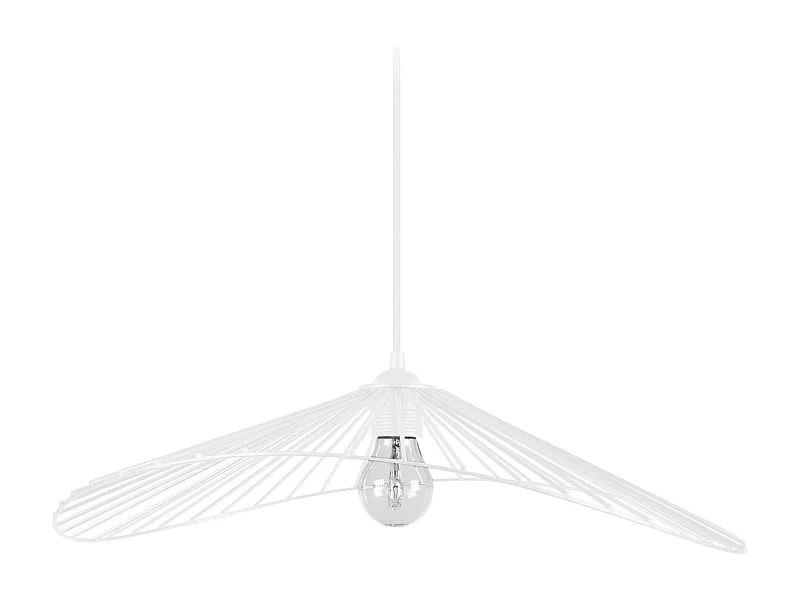 Suspension TOSEL ,métal,Blanc ,H 70xD44x P 50cm