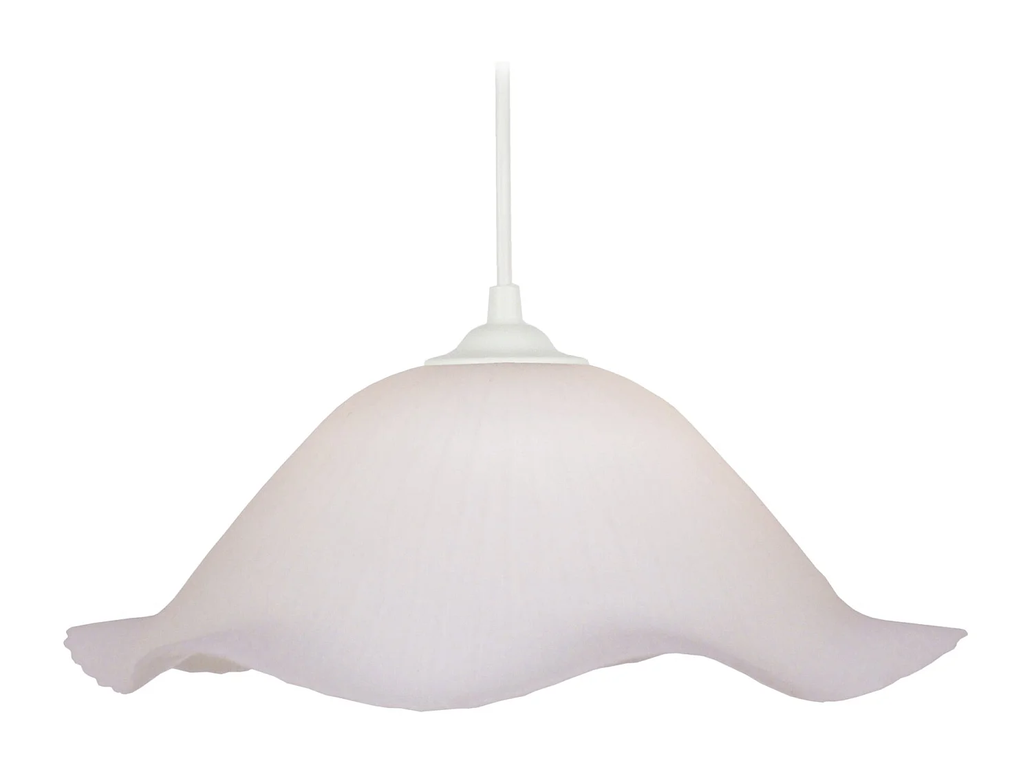 Suspensão TOSEL  FLEUVE metal cúpula alumínio D44 x  H70  cm