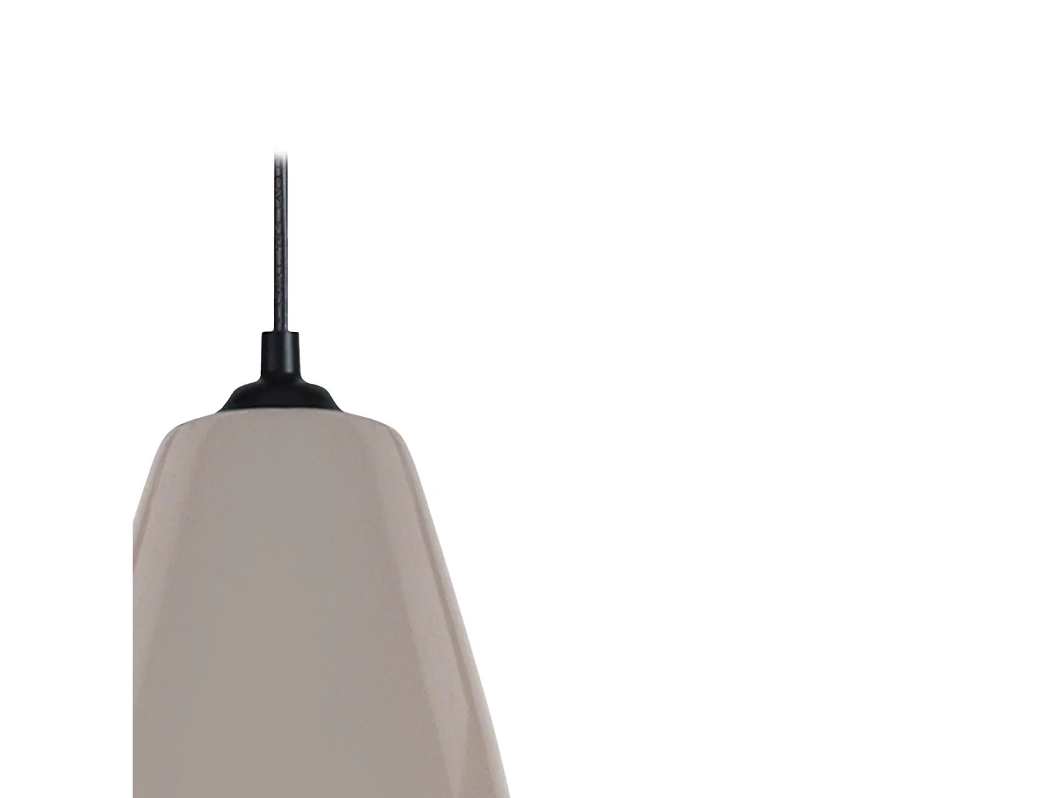 Suspensão TOSEL  LARSEN metal conjunto marfim D60 x  H80  cm