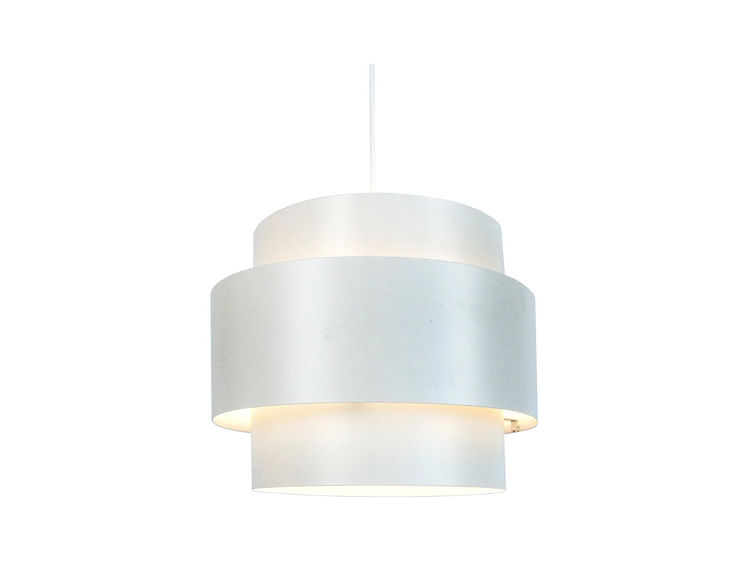 Suspension TOSEL ,métal,Blanc  ,H85x D30xP30cm