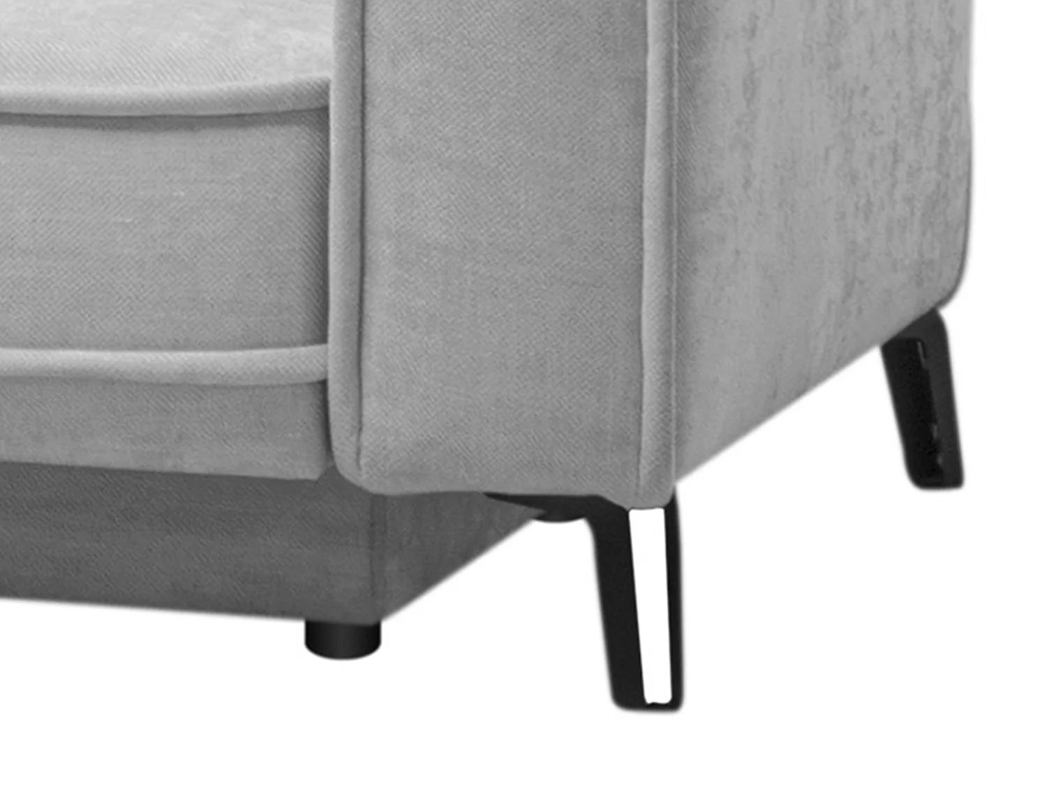 Divano letto angolo a sinistra in Tessuto Grigio - BALCORIA della Maison Céphy