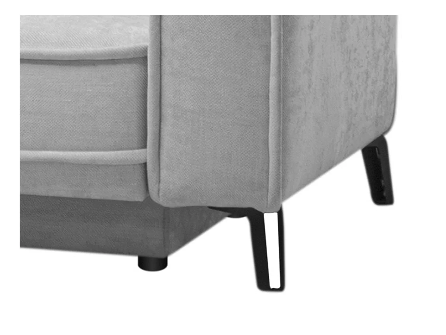 Divano letto angolo a sinistra in Tessuto Grigio - BALCORIA della Maison Céphy