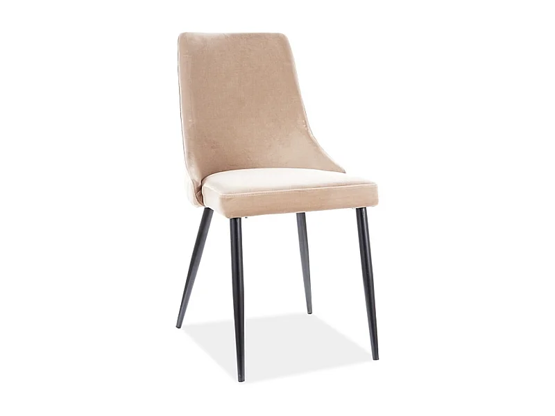 Krzesło PIANO B VELVET beżowe