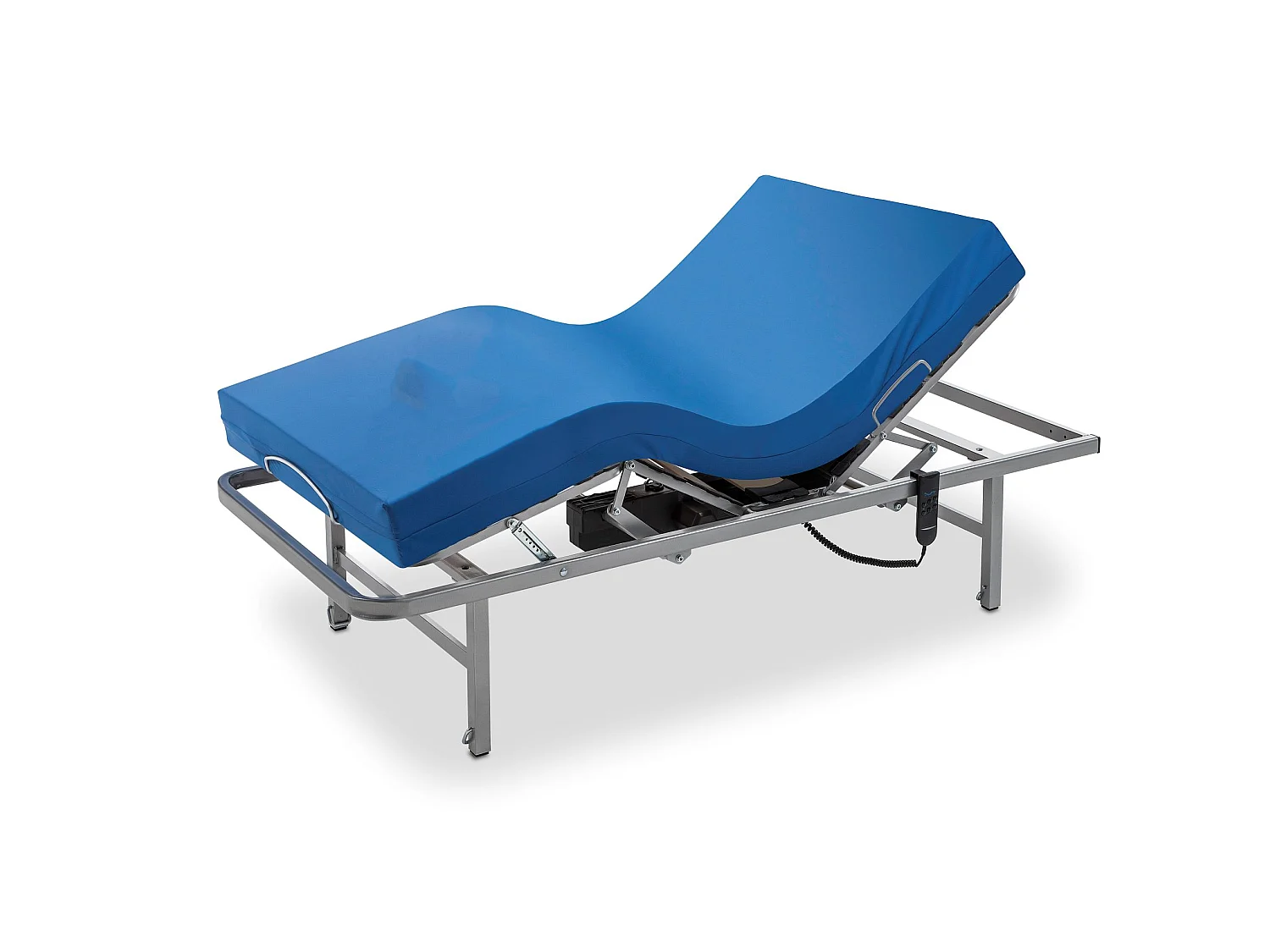 Colchón 90X200 | Häusbed | Colchón Geriátrico Viscodensity Plus | Altura 15cm| Núcleo HR Air Alta Densidad | Antiescaras Desenfundable | Firmeza Alta