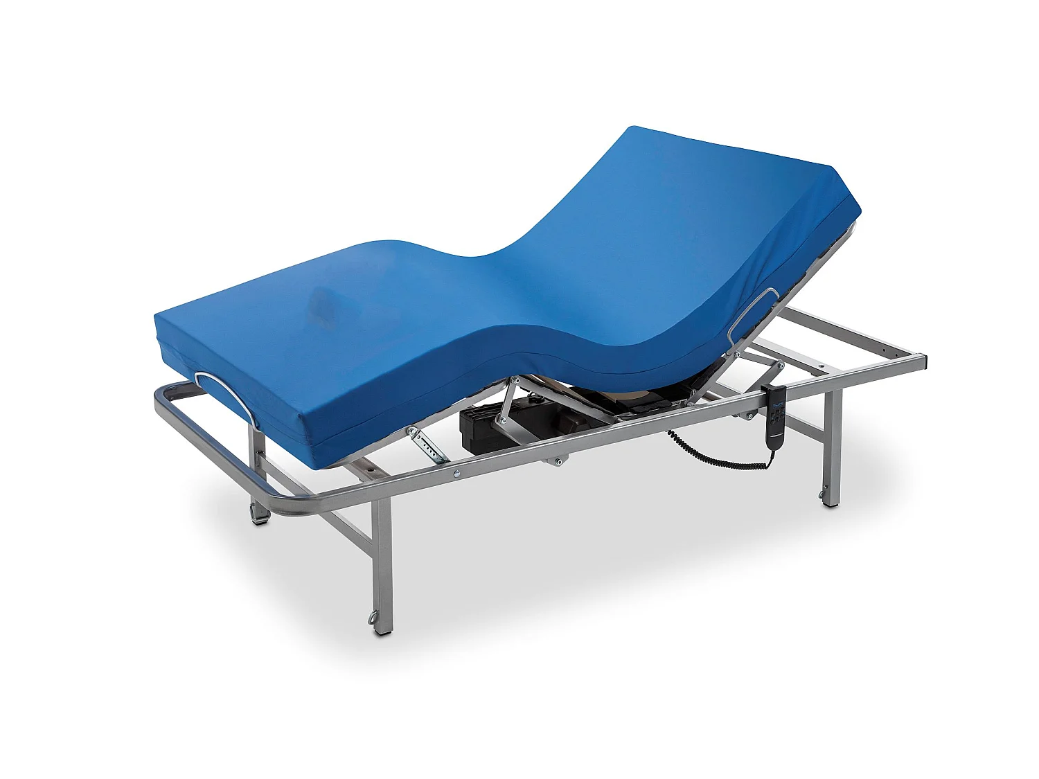 Colchón 105X200 | Häusbed | Colchón Geriátrico Viscodensity Plus | Altura 15cm| Núcleo HR Air Alta Densidad | Antiescaras Desenfundable | Firmeza Alta