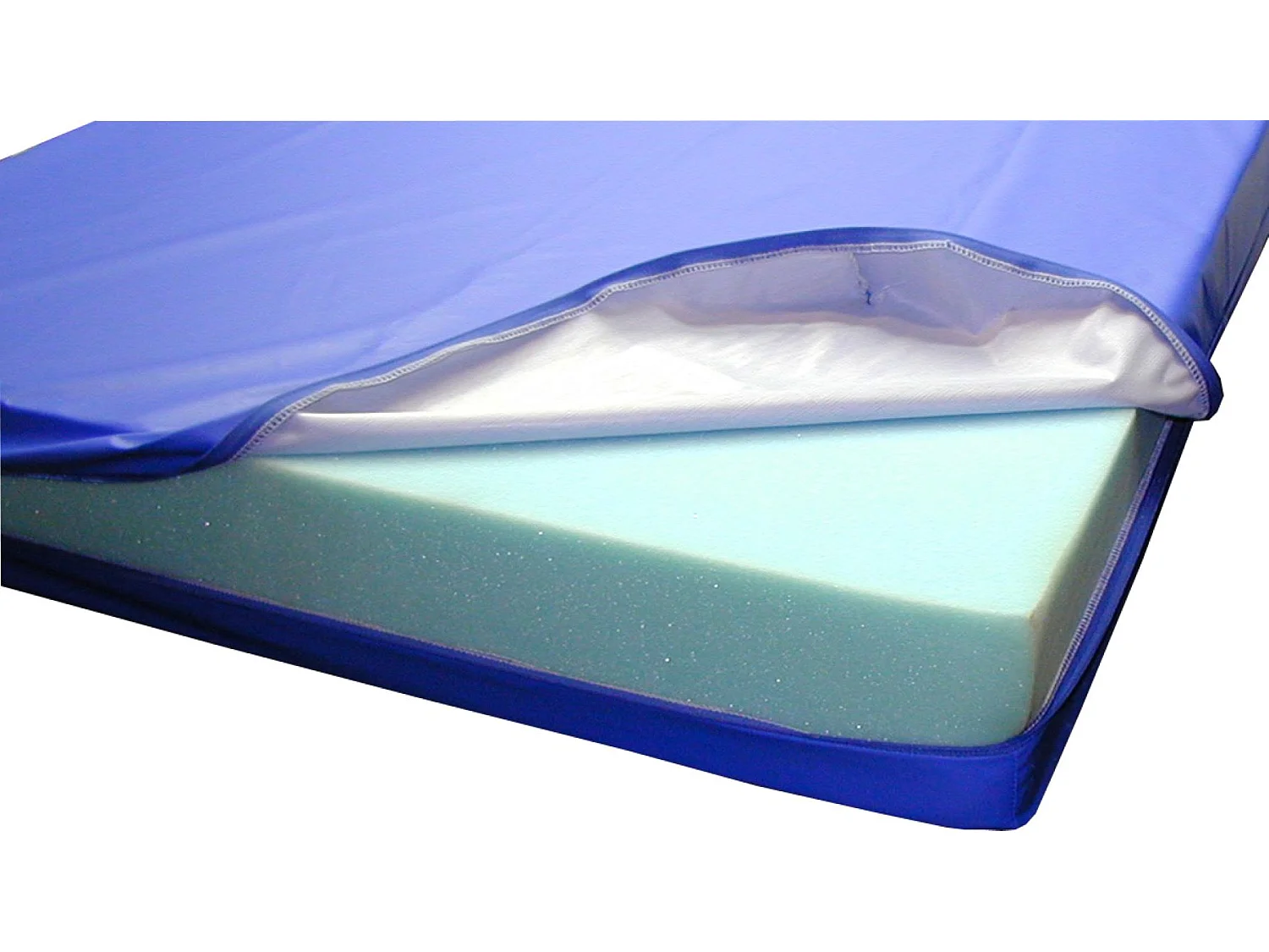 Colchón 90X180 | Häusbed | Colchón Geriátrico Density | Altura 15cm| Núcleo HR Air Alta Densidad | Antiescaras Desenfundable|Firmeza Alta