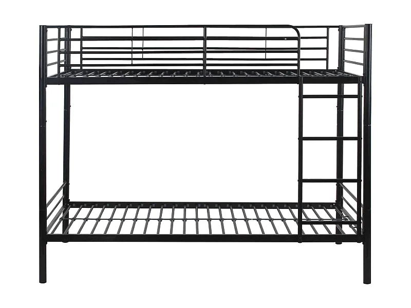 Lit superposé séparable métal 90x190 Aliza-Couleur Noir