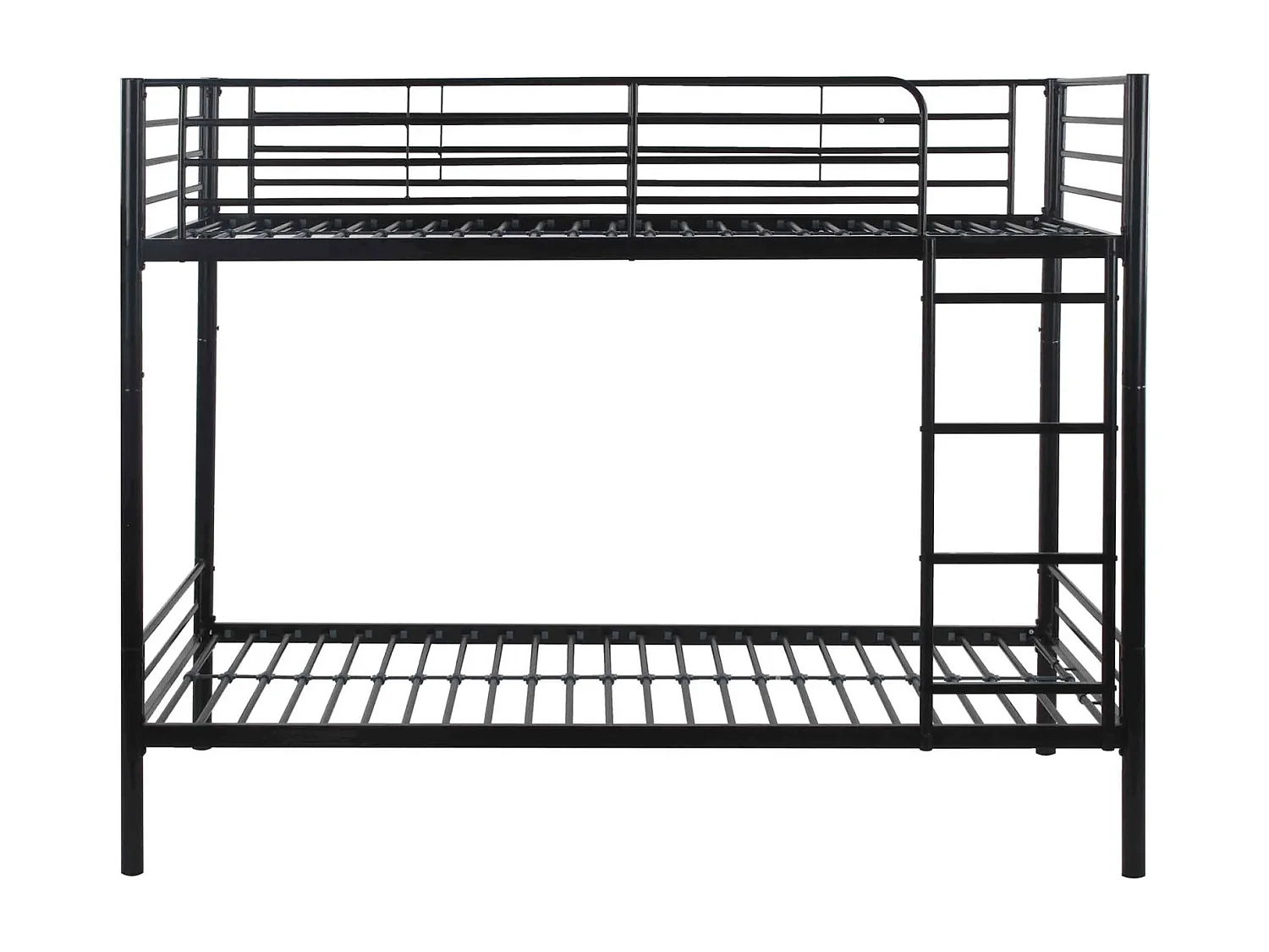 Lit superposé séparable métal 90x190 Aliza-Couleur Noir