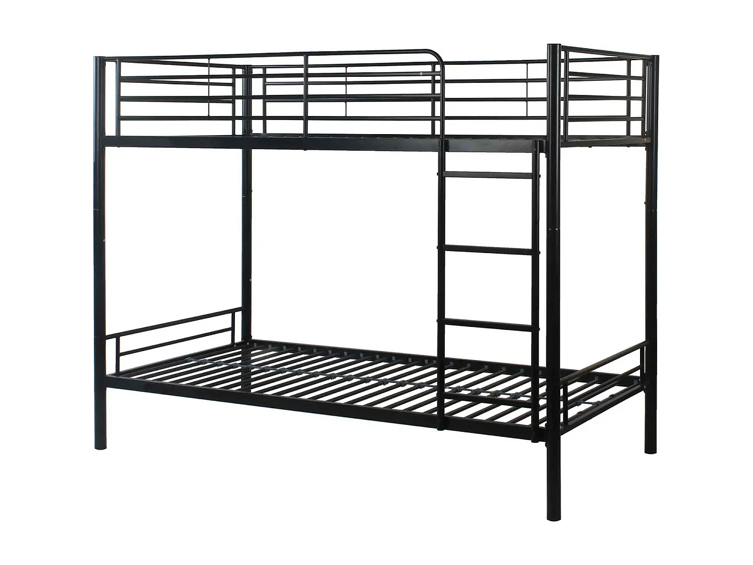 Lit superposé séparable métal 90x190 Aliza-Couleur Noir