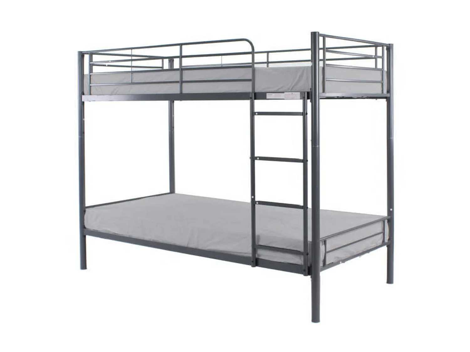 Lit superposé séparable métal 90x190 Aliza-Couleur Gris